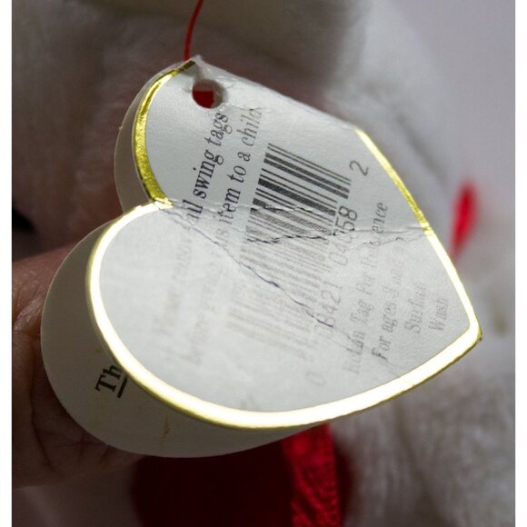 Ty Valentino 1994 with Brown Nose & Valentina 1999 Beanie Babies with Tags - Picture 4 of 15